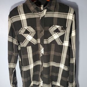 DC  Flannel Shirt Men Size M
